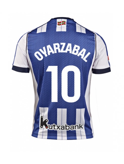 Real Sociedad Mikel Oyarzabal #10 Heimtrikot 2025-26 Kurzarm Real Sociedad Mikel Oyarzabal #10 Heimtrikot 2025-26 Kurzarm